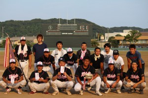 優勝した干潟支部チーム