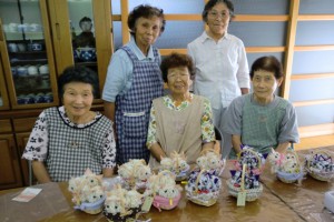 たくさんの作品を作った会員たち
