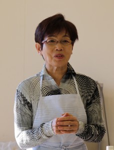 あいさつする石原さん
