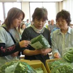 査定品を確認する生産者