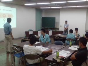 農業経営について考える研修会を受講する参加