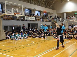盛り上がったフリースロー大会（10月28日）