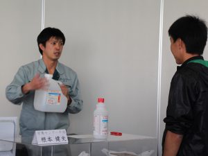 最優秀賞に輝いた根本さん(11月1日)