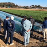 熱心に視察に取り組む参加者（1月18日）