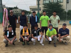 初優勝に輝いた海上支部(7月31日)